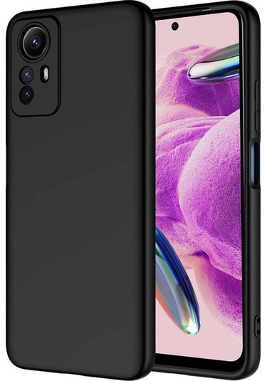 Xiaomi Redmi Note 12s Kılıf Zore Mara Lansman Kapak Siyah