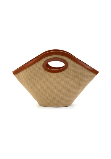 Bambi Bej Taba Kadın El Çantası C06569000418 Bej Taba