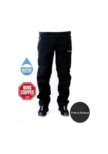 Mudwill Erkek Softshell Pantolon Siyah 202223