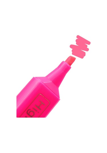 Gen-of Fosforlu Kalem Neon Ln-1029 Pembe 12 Adet Pembe