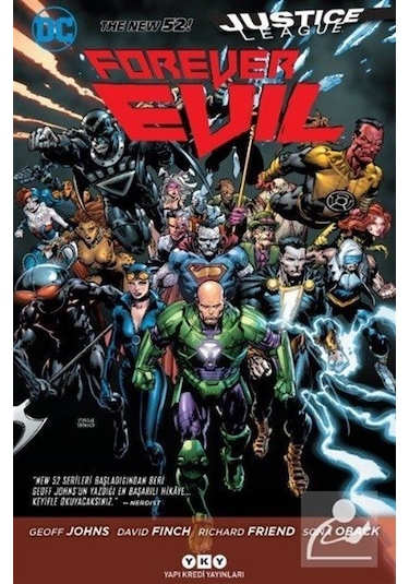 Justice League Forever Evil - Daima Kötülük - David Finch -  Richard Friend - Yapı Kredi Yayınları