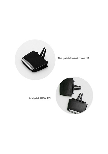 Lemestar Bmw X5 E70 2006-2012 X6 E71 2008-2013 Arka Sıra Klima Ventiği Akış Kontrolü Kolu - Pc+abs Dayanıklı Tamir Parçası Gümüş