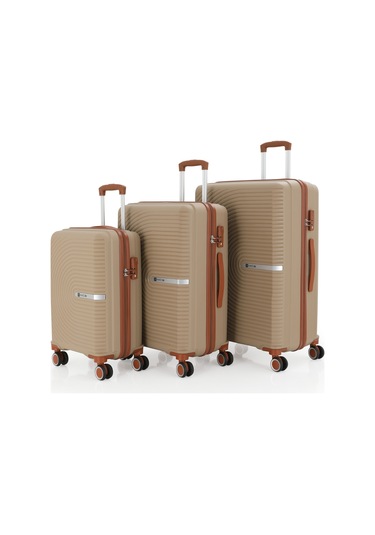 Mçs Üçlü Polipropilen Valiz Seti V374 S21yy1000006-set 10584 3'lü Set Çok Renkli