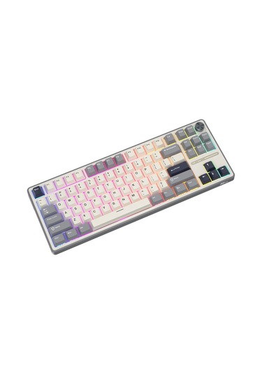 Royal Kludge R87 Pro Beyaz/gri Tkl Kablolu Us Gaming Klavye