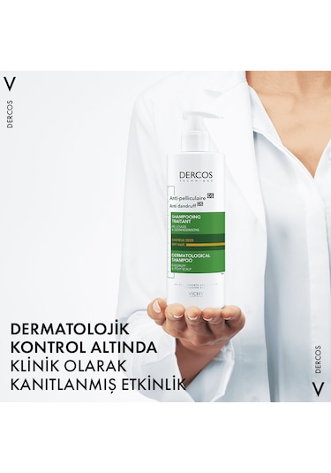 Vichy Dercos Anti-Dandruff Kuru Saçlar İçin Kepek Karşıtı Şampuan 390 ML