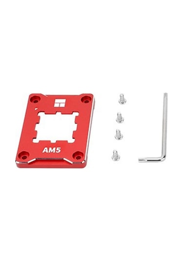 Amd-asf Red Am5 Cpu Montaj Çerçevesi Taşınabilir Soğutma Şasisi, Kırmızı