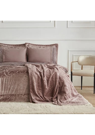 Karaca Home Valeria Queen Gül Kurusu 8 Parça Çeyiz Seti Gül