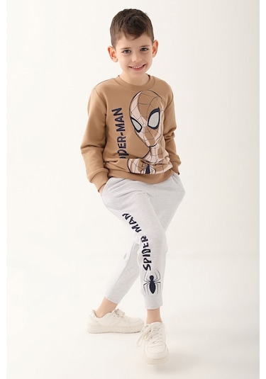 Spiderman Vizon Erkek Çocuk Eşofman Takımı