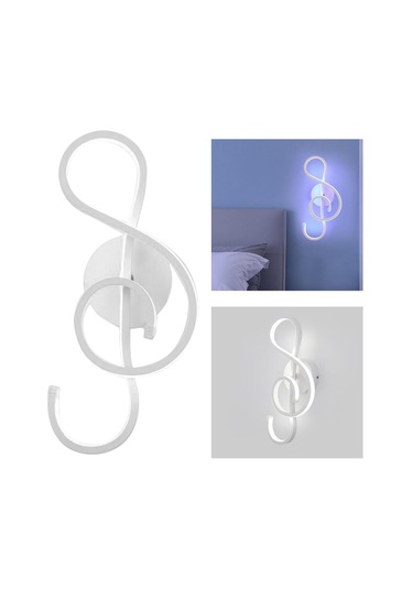 Suntek Pvc Duvar Lambası Başucu Aplik Işık Kapalı Koridor Beyaz Beyaz Işık