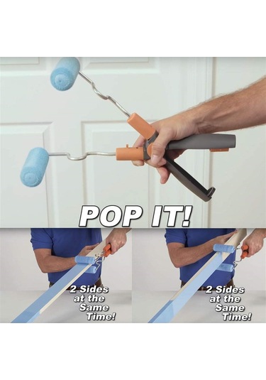 Nano Süngerli Damlatmaz Mobilya Ve Duvar Boyama Rulosu Hem Köşe H