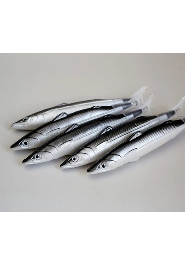 Deus Lıght Balık Kalem Seti 4 Adet 295470494 Gri