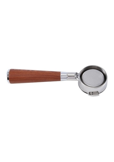 Metabagua 58mm Çift Kulak Kahve Makinesi Filtre Tutucu E61 Ahşap Saplı Stil F İle Dipsiz Portafilter Ve72md Kelebek