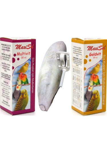 Goldvit 30 CC Ötüm ve Enerji + Multivit 30 CC + Kalamar Kemiği 30 G