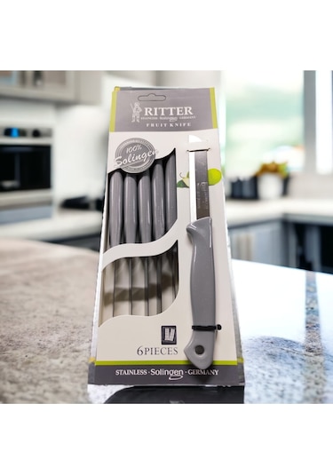Solingen Meyve Bıçağı Seti Gri 6'lı Gri