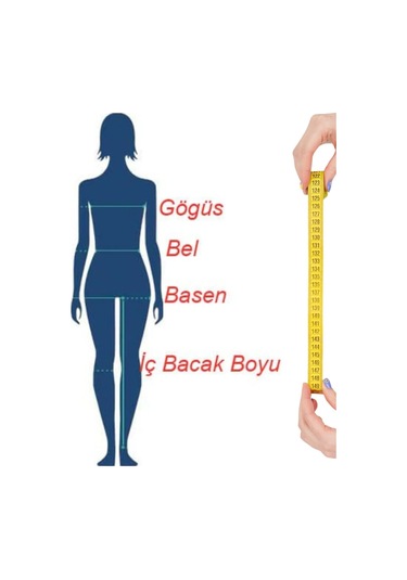 Mezura Vücut Ölçüm Beden Ölçmek İçin Mezura Klasik Terzi Mezurası 150 Cm Mezura Tekstil Renkli