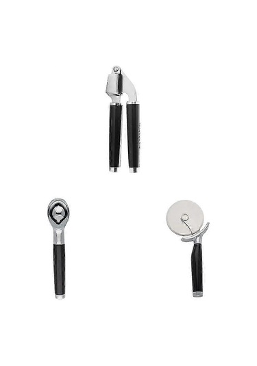 Klasik Sarımsak Ezici, Tek Beden, Siyah Ve Klasik Dondurma Kepçes Çok Renkli