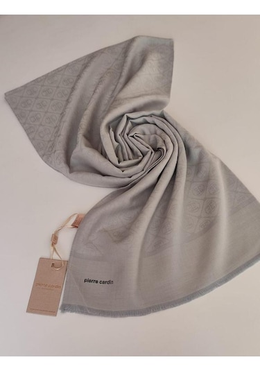 Açık Gri Pierre Cardin Şal Açık Gri