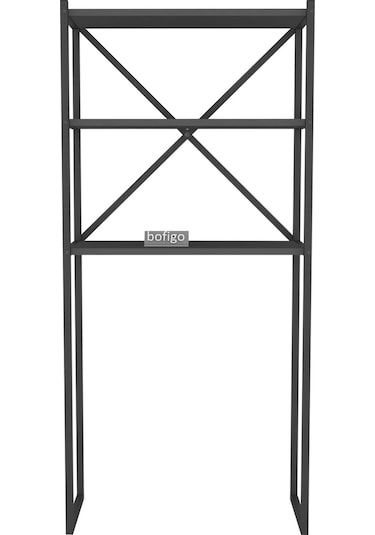 Bofigo 3 Raflı Metal Banyo Düzenleyici Metal Banyo Rafı Antrasit