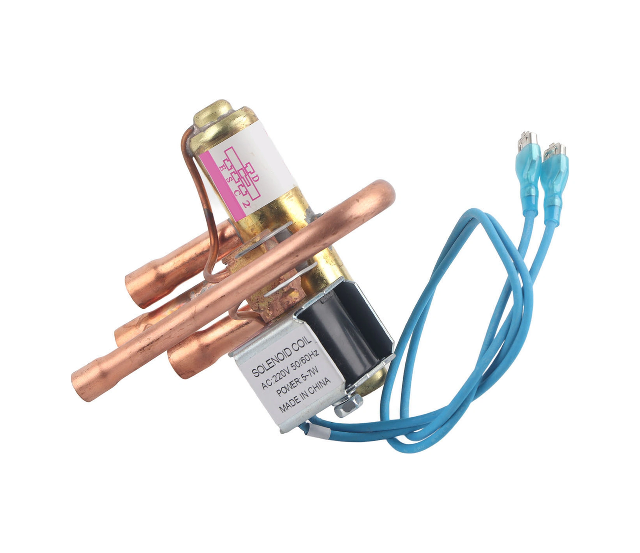 Hangfox Klima Isıtma-soğuma Dönüştürücü Bakır Elektromanyetik Dört Yollu Valf 1p Soğutma Tamir Parçası