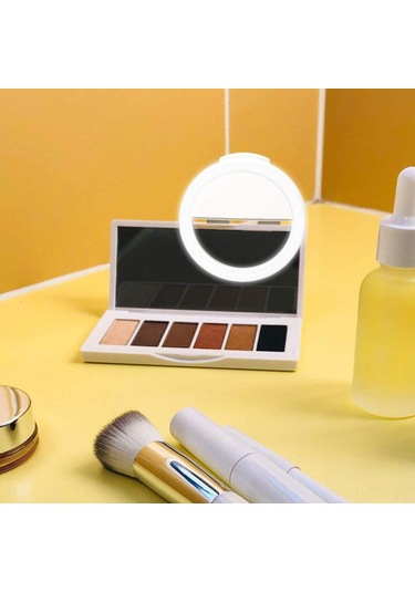 Singree "usb Şarjlı 3 Seviyeli Led Selfie Halka Işığı - Telefon & Kamera İçin Taşınabilir Aydınlatma" 112 Karakter Beyaz