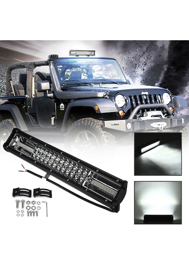 180W 60 Combo Led Delici&Yayıcı Off Road Lambası Projektör 31Cm