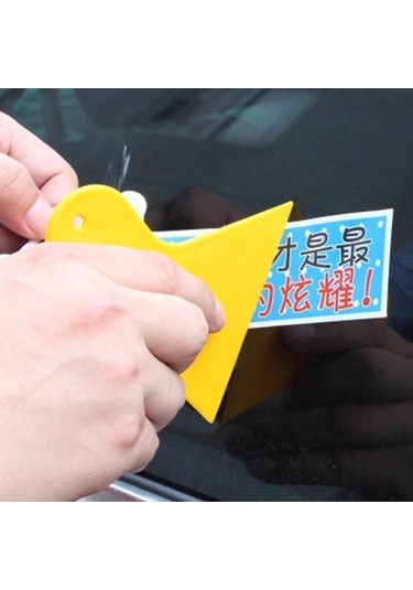 Sones Kaneed 10 Adet Araba Pencere Sarma Filmi Kazıyıcı Kalınlaşma Araba Etiket Aracı, Boyut: 11cm X 9.5cm