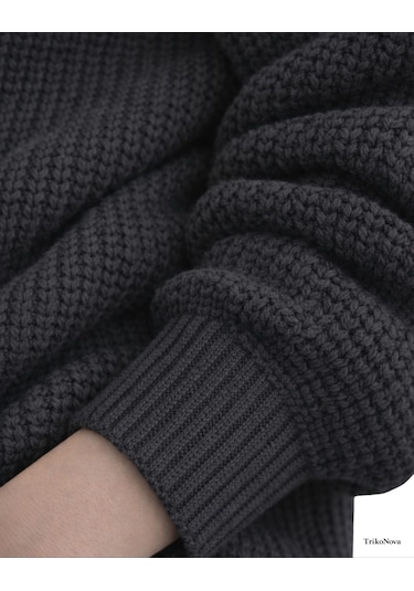 Trikonova Oversize Triko Kazak Antrasit