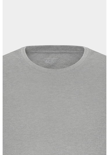 AC&Co / Altınyıldız Classics 4A4800000001GMJXS Slim Fit Bisiklet Yaka Pamuklu Erkek Tişört Gri Melanj AC&Co / Altınyıldız Classics 4A4800000001GMJXS Slim Fit Bisiklet Yaka Pamuklu Erkek Tişört Gri Melanj