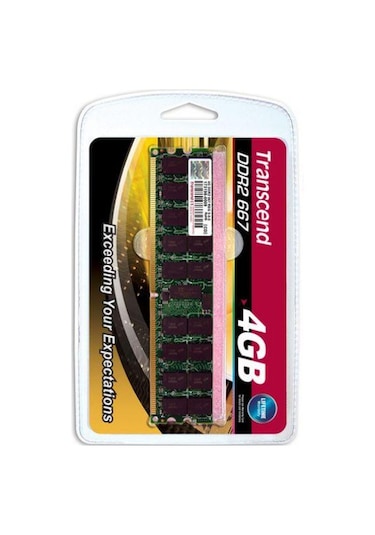 Transcend TS512MQR72V6T 4 GB DDR2 667 Mhz 2Rx4 CL5 ECC Sunucu Bellek
