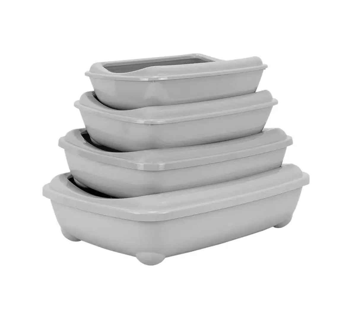 Pettails Kedi Tuvaleti, Büyük Yüksek Kenarlı Kedi Kumu Kabı 164373522