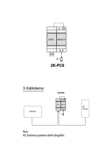 Pratik 2K-Pc6 Seperatörlü Güç Kaynağı