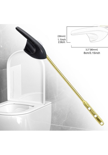 Suntek Tuvalet Kolu Parçası Rezervuarı Tankı Ev Siyah