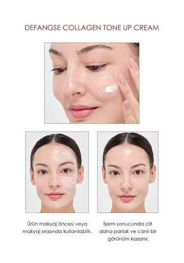 Collagen Tone-up Cream Aydınlık Ve Eşitlenmiş Cilt Kolajen İçerikli Yüz Kremi 30ml