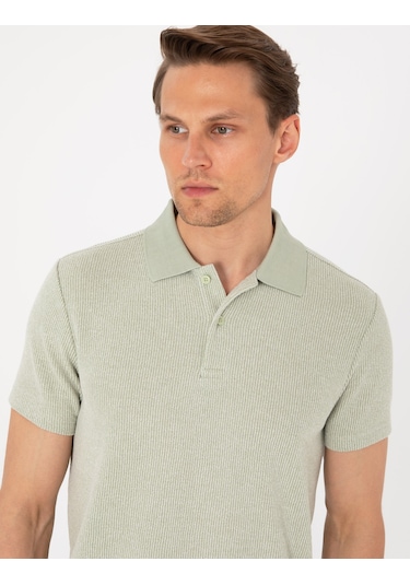 Pierre Cardin Erkek Haki Tişört 50310171-vr027 Haki