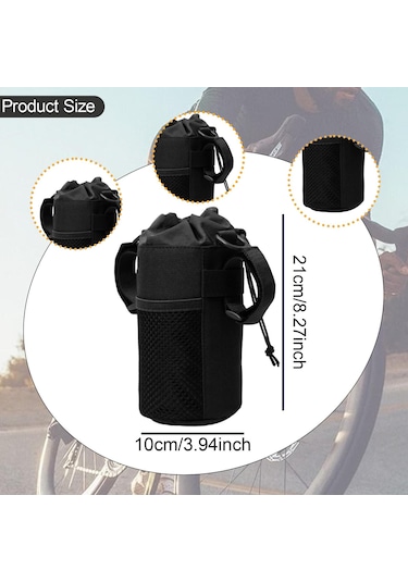Suntek Bisiklet Su Şişesi Tutucu Taşınabilir Bardak Scooter Siyah