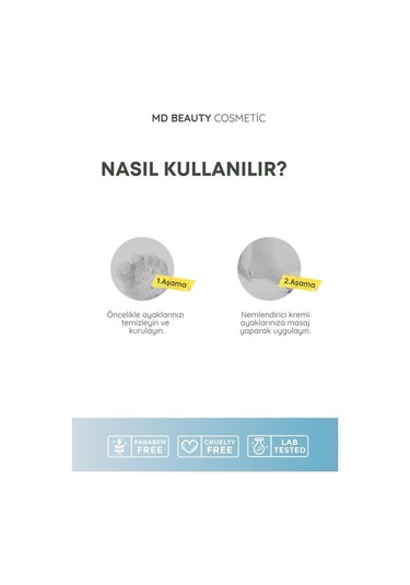 Md Beauty Ayak Kokusu Önleyici Krem 50 ML