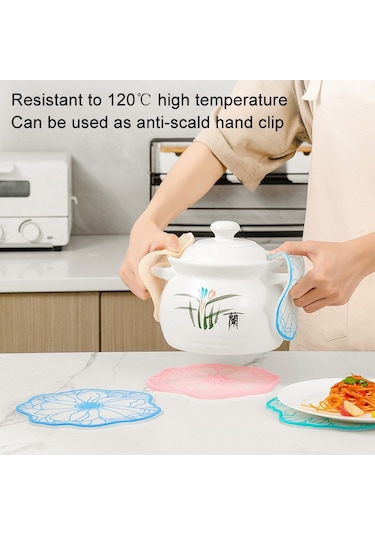 Sones 15cm Basit Isı Yalıtımı Haşlanma Önleyici Masa Örtüsü Kaymaz Yağa Dayanıklı Kolay Temizlenen Kase Altlığı Diğer