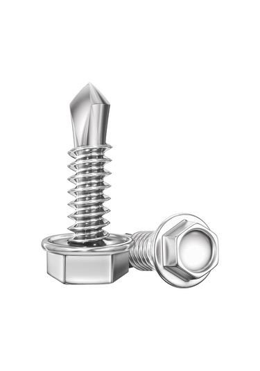 Xurunkeji 200 Adet 8 X 1/2 İnç İla 1-1/4 İnç Kendiliğinden Delinebilen Vidalar Metal, Paslanmaz Çelik Sac Vidalar, İnşaat Ve Onarım İçin 17x14x3cm