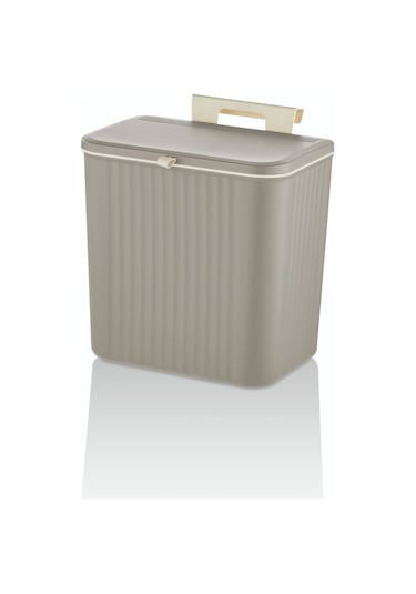 Origa 15 Lt Mutfak Tezgah Üstü Ve Dolap Askılı Çöp Kovası Latte