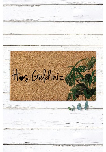 Hoş Geldiniz Koko Paspas Dış Kapı Paspası Kıl Paspas Ev Kapı Giriş Paspası Apartman Daire Paspası T3