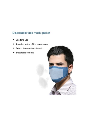 Mufunye 10 Adet Cilt Dostu Dokuma Maske Pedleri - Kaymaz, Konforlu Ve Soluklanabilir - Çeşitli Maske Tipleri İçin Uygun - Kullanim Süresini Uzatir