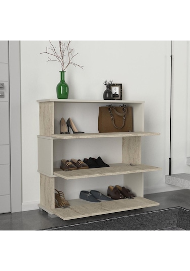 Dekorister Napolyon Ayakkabılık Kumtaşı - Traverten Beyaz