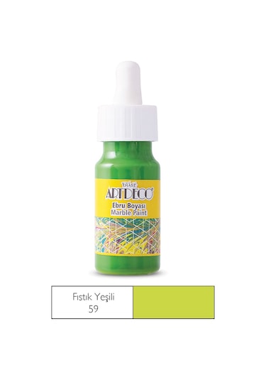 Artdeco Ebru Boyası 30Ml - Fıstık Yeşili