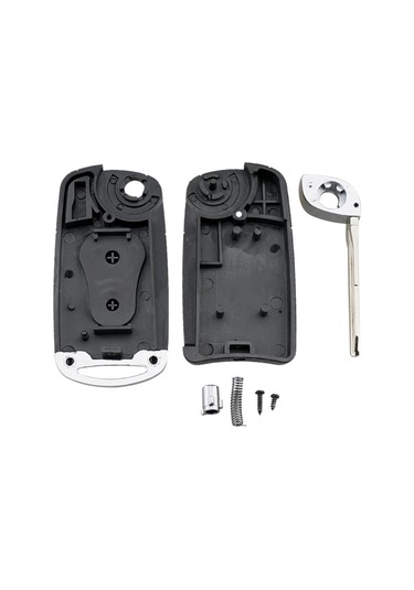 2 Düğme Yükseltilmiş Çevirme Katlanır Uzaktan Araba Anahtarı Durum Ssangyong Actyon / Kyron / Rexton Uyumlu Fit