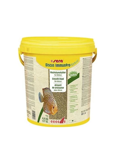 Sera Discus Immun Pro Nature Granül Yem 10lt/4400 Gr Kova