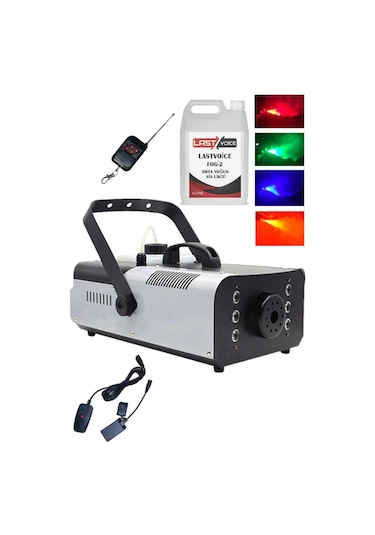 Quenlite Ql-2000Rgb-Lk Sis Makinası 2000 Watt Led Işıklı Uzaktan