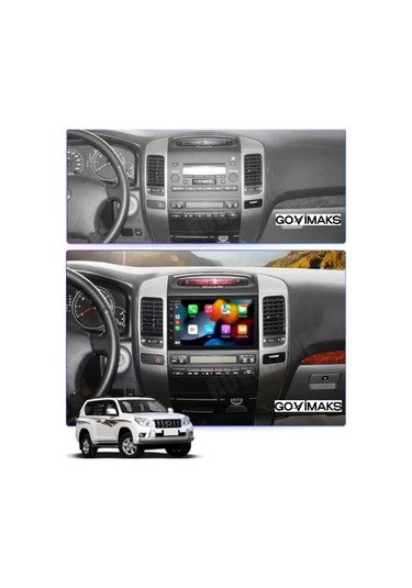 Toyota Land Cruıser 2004-2009 6 Gb Ram 128 Gb Hafıza Androıd Multımedıa Teyp