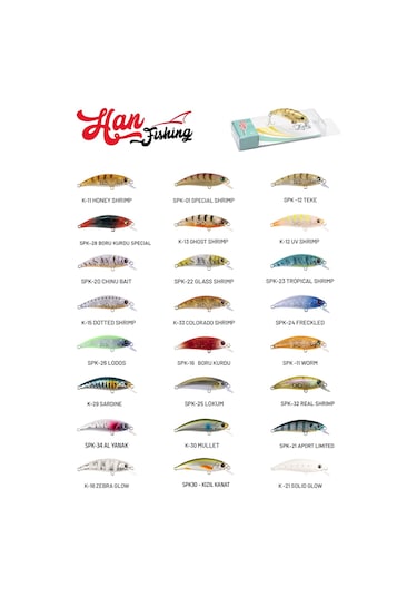 HanFish Zıpır KG 50 mm 4.5 gr LRF Maket Balık