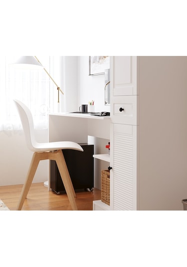Rabi Mobilya İzel Country Çalışma Masası Beyaz