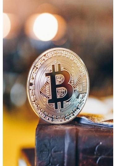 Büro Ev Ofis Hediyesi İçin Dekotratif Metal Para Tipi Bitcoin Sikkesi